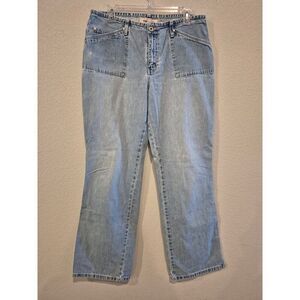 Hydraulic‎ Women's Plus Size Light Wash Flare Bootcut Jeans Size 13/14